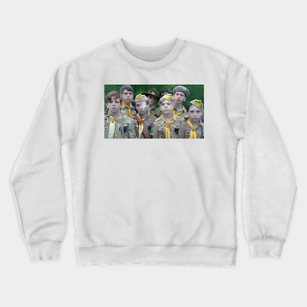 Khaki Scouts Troop 55 Crewneck Sweatshirt by DesignDLW